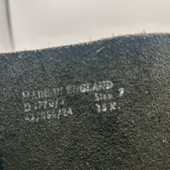 Vintage Dr Martens 1420 20 hole black knee high leather boots England m 8 W 9 - Picture 13 of 13